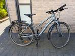 Damesfiets Decathlon (Elops) anthracietgrijs 9 versnellingen, Fietsen en Brommers, Ophalen, Zo goed als nieuw, Overige merken