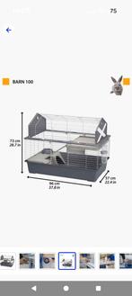 Ferplast barn 100, Dieren en Toebehoren, Ophalen, Kooi, Gebruikt, 60 tot 90 cm