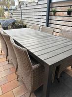 Te koop 7 delig tuinset met zitkussens. Merk B7, Ophalen, Overige materialen, Gebruikt, 6 zitplaatsen