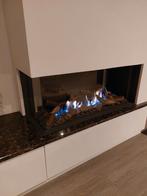bellfires gashaard hoek model 1 meter breed, Ophalen, Zo goed als nieuw, Inbouwhaard, Gashaard