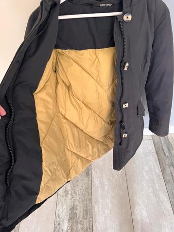 Zwarte Airforce parka - winterjas maat 164 beschikbaar voor biedingen