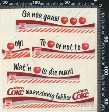 Sticker: Coca Cola - Cherry Coke - Stickervel 4 beschikbaar voor biedingen