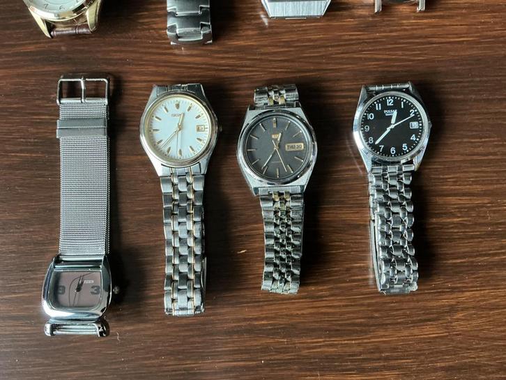 Seiko,citizen,mercedes,pulsar, Sieraden, Tassen en Uiterlijk, Horloges | Heren, Gebruikt, Polshorloge, Seiko, Staal, Staal, Ophalen of Verzenden