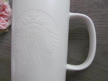 Starbucks 2017 Mug  Embossed Logo White  414 ml beschikbaar voor biedingen