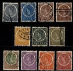 Nederlands Indië nr. 48-57 Koningin Wilhelmina gestempeld, Postzegels en Munten, Postzegels | Nederlands-Indië en Nieuw-Guinea