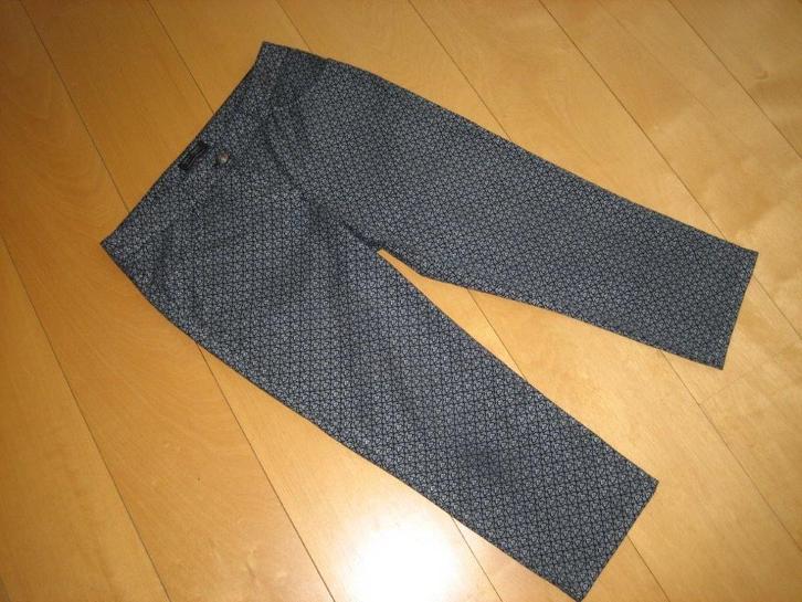 Aparte blauw-witte 3/4 broek GERRY WEBER ROXANE 40R snazzeys, Kleding | Dames, Broeken en Pantalons, Nieuw, Maat 38/40 (M), Blauw