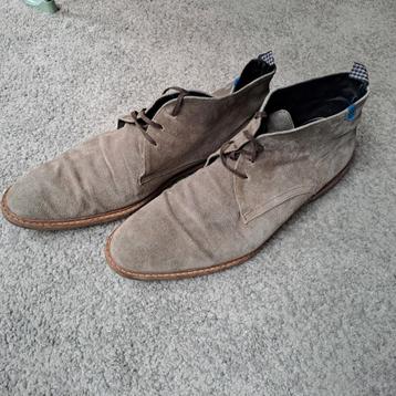 Nette suède Floris van Bommel schoenen, lichtbruin maat 44,5 beschikbaar voor biedingen