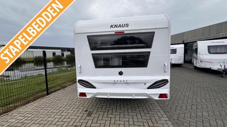 Knaus Sport 500QDK - KORTING € 3.000,- & VO, Caravans en Kamperen, Caravans, Bedrijf, tot en met 5, 1250 - 1500 kg, Overige, Knaus