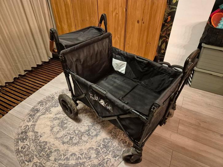 Bolderkar wagen - FableKids Leo X4Plus zwart, Kinderen en Baby's, Kinderwagens en Combinaties, Gebruikt, Overige merken, Ophalen