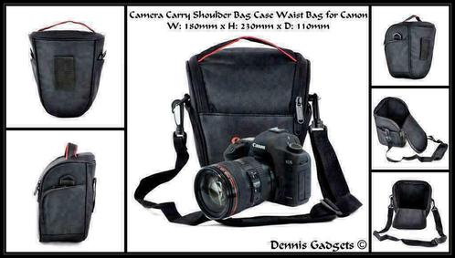 Dennis Gadgets : Canon EOS schoudertas zwart/rood, Audio, Tv en Foto, Fotografie | Fotostudio en Toebehoren, Nieuw, Overige typen