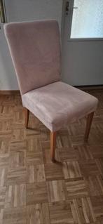 4x suède stoelen, roomwit, Ophalen, Zo goed als nieuw, Overige kleuren, Leer