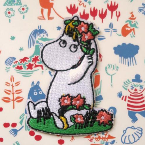 Moomins Snorkmaiden opstrijk plaatje patch badge applicatie, Hobby en Vrije tijd, Kledingapplicaties en Hotfix, Nieuw, Overige applicaties
