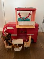 Barbie camper inclusief Barbie pop., Kinderen en Baby's, Speelgoed | Poppen, Gebruikt, Ophalen of Verzenden, Barbie