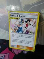 Sabrina & Brycen Sm246 Black star promo pokémon sun and moon, Hobby en Vrije tijd, Verzamelkaartspellen | Pokémon, Nieuw, Ophalen of Verzenden