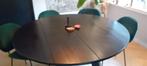Ronde eettafel. Eettafel van Woood  - 150cm - Zwart, Huis en Inrichting, Tafels | Eettafels, Ophalen
