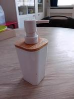 Zeepdispenser met houten accent, Minder dan 50 cm, Gebruikt, Overige typen, Ophalen of Verzenden