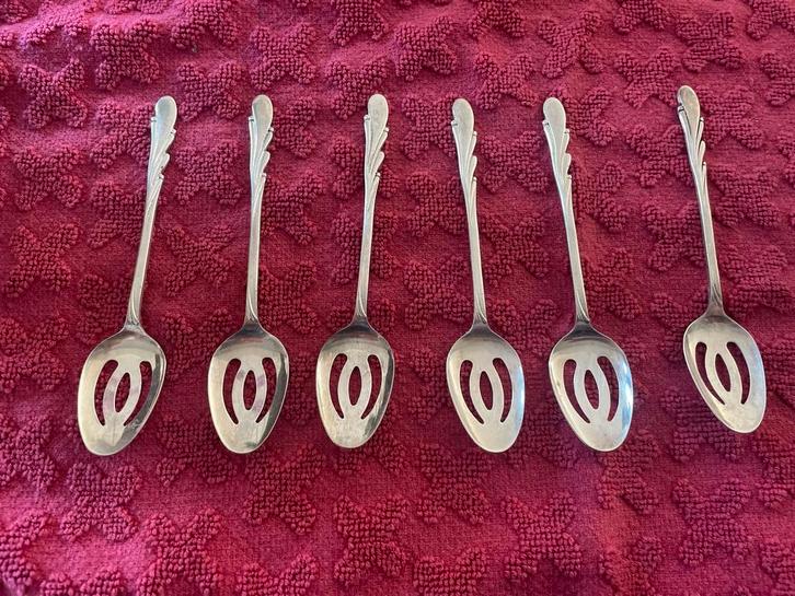 Sterovita  Lepels - Set van 6, Antiek en Kunst, Antiek | Bestek, Ophalen of Verzenden