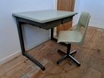 VINTAGE EROMES KINDERBURO MET STOEL SCHOOLBURO, Ophalen, Gebruikt, Bureau