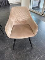 4 x Kuipstoel velvet Kick collection Champagne, Ophalen, Bruin, Nieuw, Vier