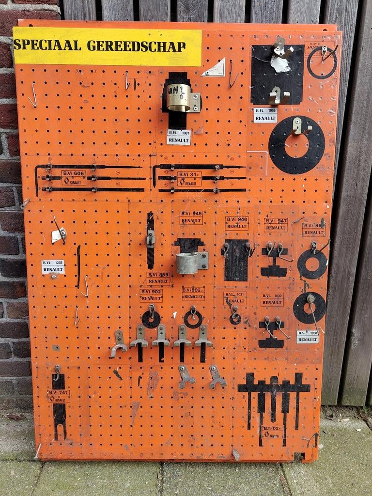Renault vintage gereedschapsbord, Ophalen, Gebruikt
