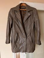 Vintage ARMA Leren Jas - Taupe, Kleding | Dames, Jassen | Winter, Overige kleuren, Maat 42/44 (L), Ophalen of Verzenden, Zo goed als nieuw