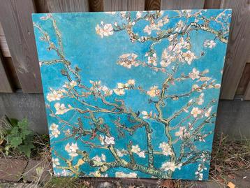 Canvas Schilderij: Amandelbloesem (Van Gogh stijl) beschikbaar voor biedingen