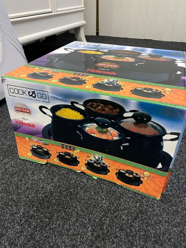TriStar Cook & Go Elektrische Pannenset, Huis en Inrichting, Keuken | Keukenbenodigdheden, Zo goed als nieuw, Ophalen