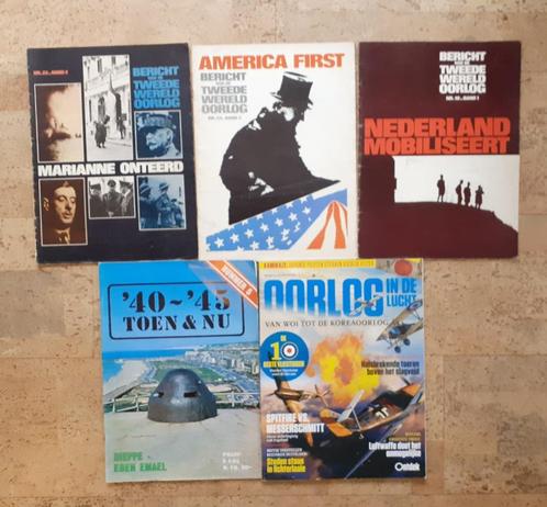 5 x tijdschrift o.a. Bericht van de Tweede Wereldoorlog teab, Boeken, Oorlog en Militair, Zo goed als nieuw, Algemeen, Tweede Wereldoorlog