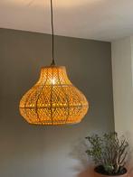 Hanglamp bamboo 2 stuks, Huis en Inrichting, Lampen | Hanglampen, Ophalen, Zo goed als nieuw, Minder dan 50 cm