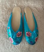 Chinese slippertjes. Aquablauw. Mt. 35., Slippers, Blauw, Nieuw, Ophalen of Verzenden