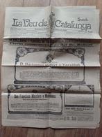 3 Spaanse (Catalaanse) kranten 1902/1919/1946 (Barcelona), Ophalen of Verzenden, Voor 1920, Buitenland, Krant