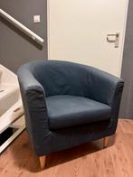 Grijze Stoffen Stoel - Comfortabel & Stijlvol, Ophalen, Gebruikt, Minder dan 75 cm, Stof