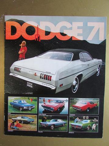 1971 DODGE Full Line brochure, Engels 