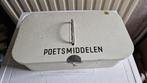 oude e maille poetsdoos met inhoud brabantia, Antiek en Kunst, Curiosa en Brocante, Ophalen of Verzenden