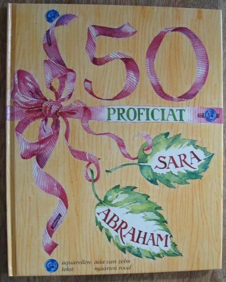 50 proficiat Sara Abraham - Ada van Zelm & Maarten Rood - hc, Boeken, Overige Boeken, Zo goed als nieuw, Ophalen of Verzenden