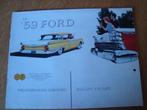 Ford 1959, Ophalen of Verzenden, Nieuw, Folder
