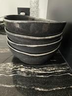 4 pomax schaal serveerschaal pasta salade zwart 21 cm, Huis en Inrichting, Keuken | Servies, Ophalen of Verzenden, Overige stijlen