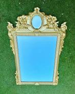 Klassieke vintage gouden trumeau spiegel DeKnudt, Ophalen, Minder dan 50 cm, Zo goed als nieuw, Minder dan 100 cm