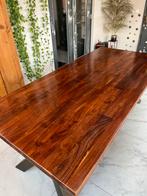 Massief Houten Tafel - Prachtige Eettafel, Huis en Inrichting, Tafels | Eettafels, Ophalen, Gebruikt, 100 tot 150 cm, 200 cm of meer