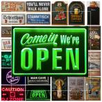 Opel Manta GT/E auto geel relief reclamebord van metaal deco, Ophalen of Verzenden, Nieuw, Auto's