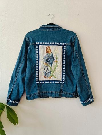 Vintage spijkerjasje jacket maat S M L denim jas beschikbaar voor biedingen