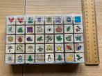 Stempelset, Hobby en Vrije tijd, Stempelen, Ophalen of Verzenden, Zo goed als nieuw, Houten stempel