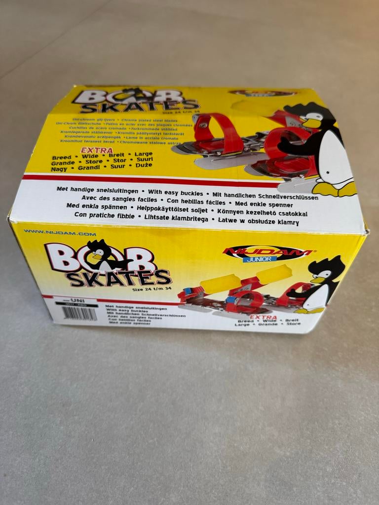 Nijdam Bob Skates Glij-ijzers - NIEUW - Maat 24 t/m 34, Ophalen, Nieuw, Overige typen, Nijdam