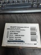 rvs TRESPA schroeven 38 mm lg 100 st a 18 euro Ral 7006, Ophalen, Nieuw