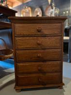 Eiken ladekastje, Huis en Inrichting, Kasten | Ladekasten, Ophalen, 50 tot 100 cm, Zo goed als nieuw, Minder dan 100 cm