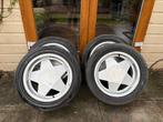 Borbet 16 inch velgen met banden - KBA 41891 steekmaat 5x112, Ophalen, Gebruikt, 16 inch, Banden en Velgen