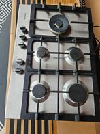 Constructa RVS gaskookplaat 5-pits (75x52) met wokbrander, Ophalen, Gebruikt, Minder dan 85 cm, Inbouw