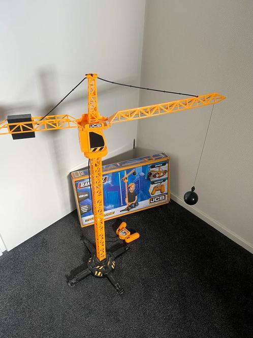 Teamsterz JCB hijskraan, Kinderen en Baby's, Speelgoed | Speelgoedvoertuigen, Zo goed als nieuw, Ophalen of Verzenden