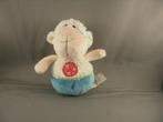 My first Nici schaap velours wollig wit gekleurd rammel13cm, Ophalen of Verzenden, Nieuw, Overige typen