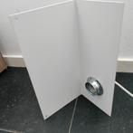 LAMP,Wandlamp,Modern,Wit,metaal,hoekmodel,, Ophalen of Verzenden, Zo goed als nieuw, Metaal, Modern